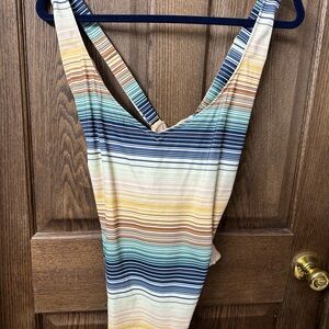 Me Undies V Neck Crossback One Piece swimsuit